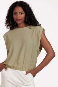 Minna glitter top - gold