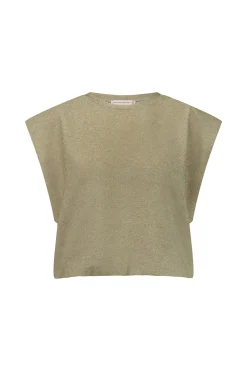 Minna glitter top - gold