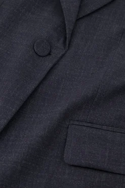 Minte bnd dnm tweed gilet - midnight blue