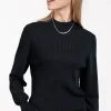 Nadia shiny pullover - dark blue
