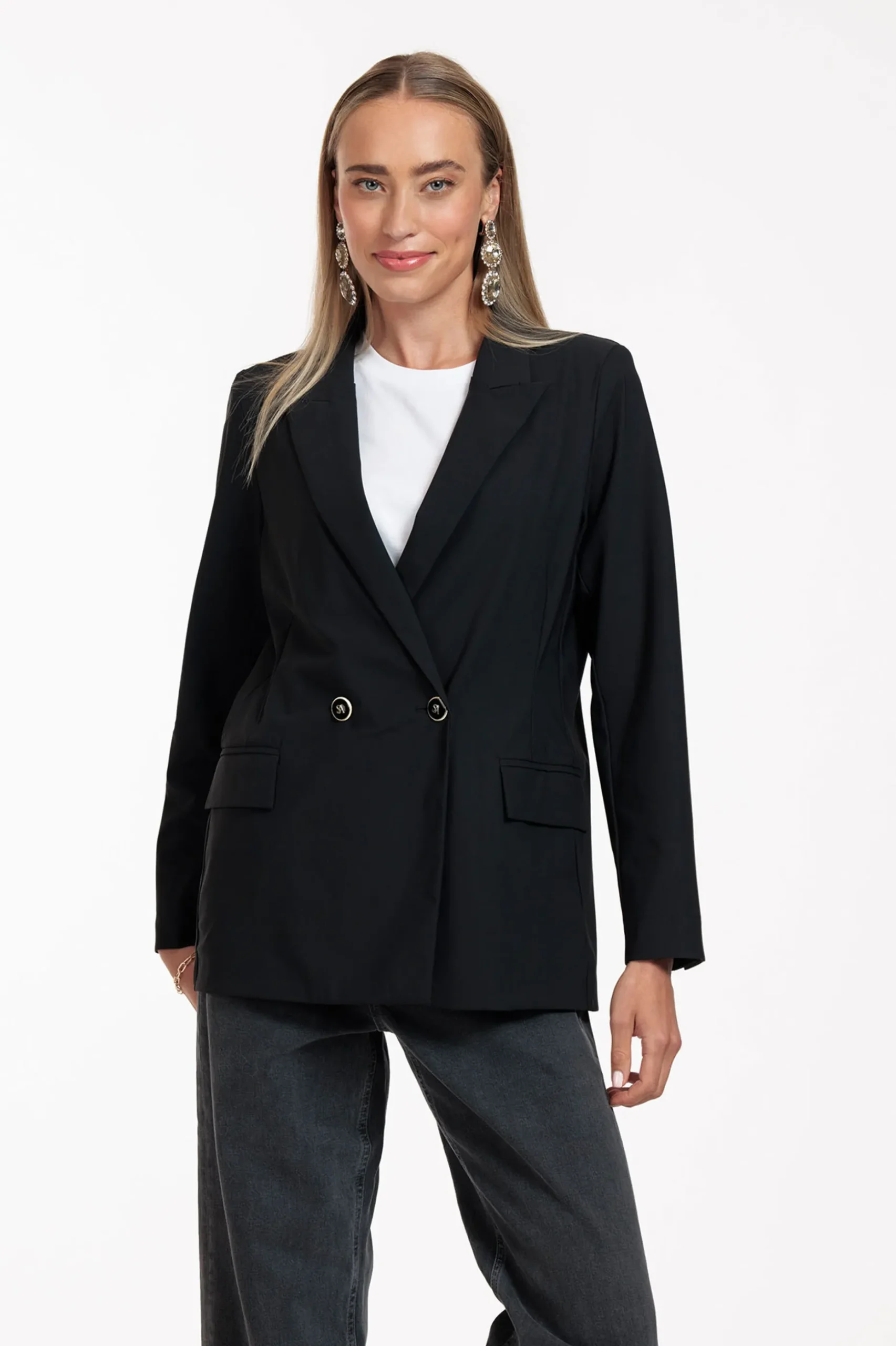Noor blazer - black