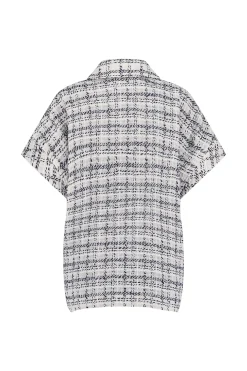 Norah tweed waistcoat - kit/dark blue
