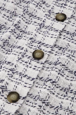 Norah tweed waistcoat - kit/dark blue