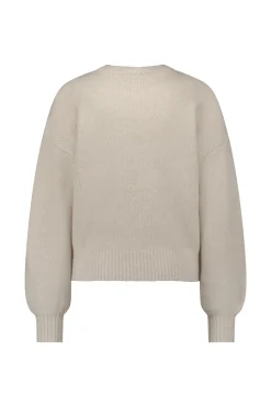 Nour flower pullover - kit/merlot