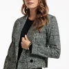 Ocea check blazer - black/kit