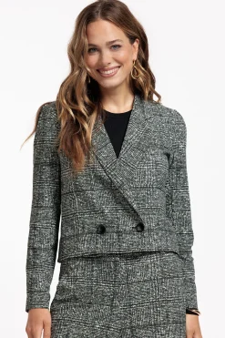 Ocea check blazer - black/kit
