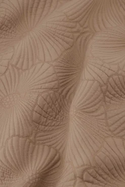Oralee flower jacquard jacket - latte