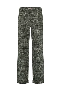 Ozzie Check trousers - black/kit