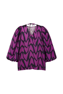 Philou 2way love top - black/magenta
