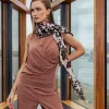 Pien knot top - chocolate