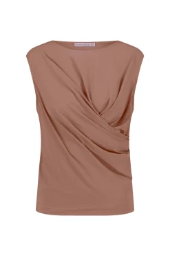 Pien knot top - chocolate