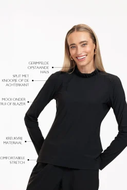 Pip top - black