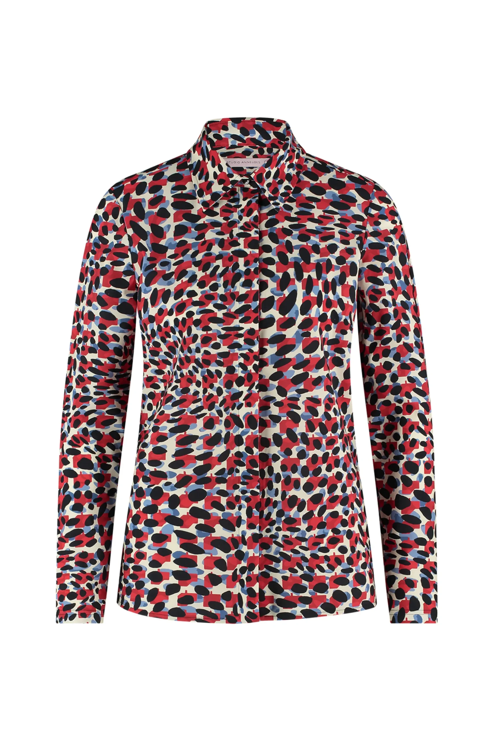 Poppy animal blind shirt - Kit/red