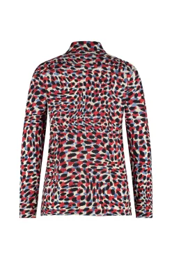 Poppy animal blind shirt - Kit/red