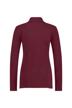 Poppy blind shirt - merlot
