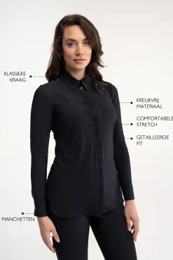 Poppy blouse - black