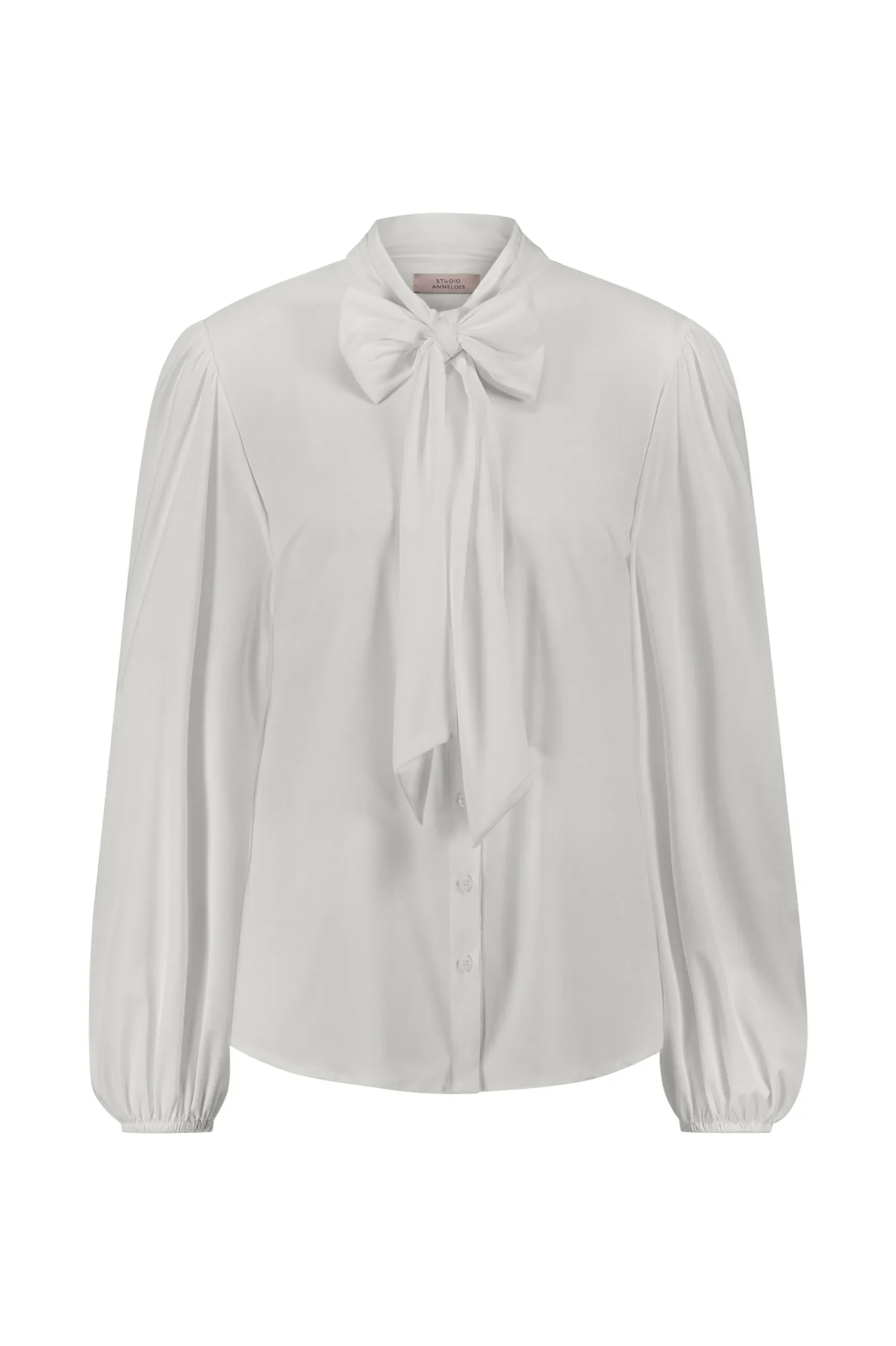 Poppy bow blouse - off white