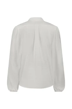 Poppy bow blouse - off white