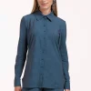 Poppy denim blouse - jeans