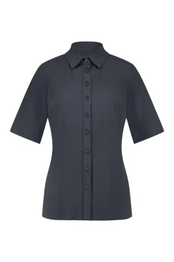Poppy SSL shirt - antraciet