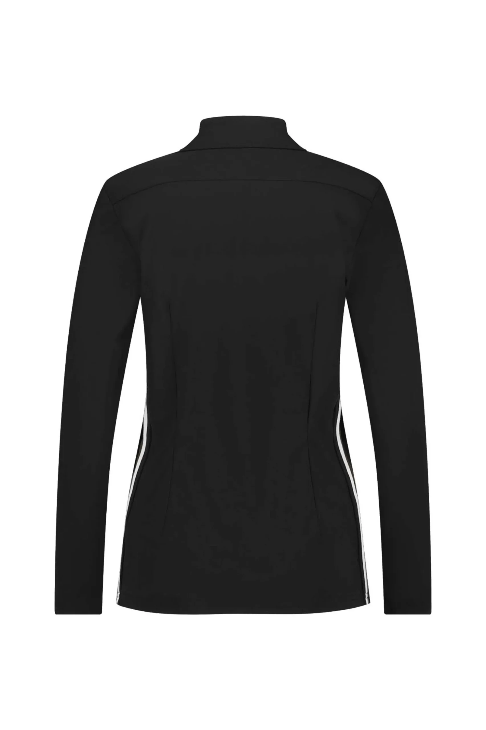 Poppy tape shirt - black