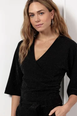 Primrose sparkle jumpsuit - black