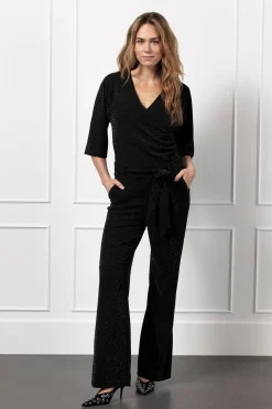 Primrose sparkle jumpsuit - black