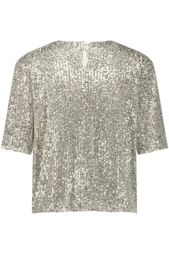 Princess sequins top - gold