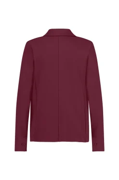 Rana bonded blazer - merlot