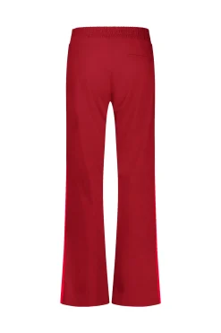 Remi bnd contrast trousers - dark red