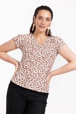 Roller skin shirt - kit/chocolate