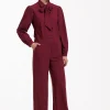 Rowa jumpsuit - merlot