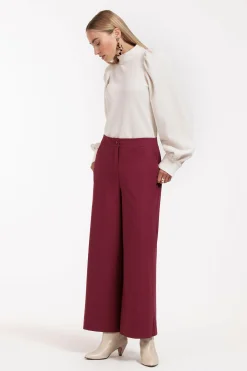 Sabine trousers - merlot