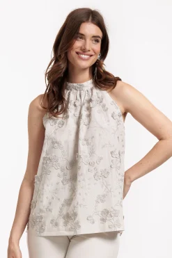 Sara fringe embroidery top - kit