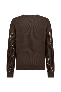 Shelby sequins pullover - new army
