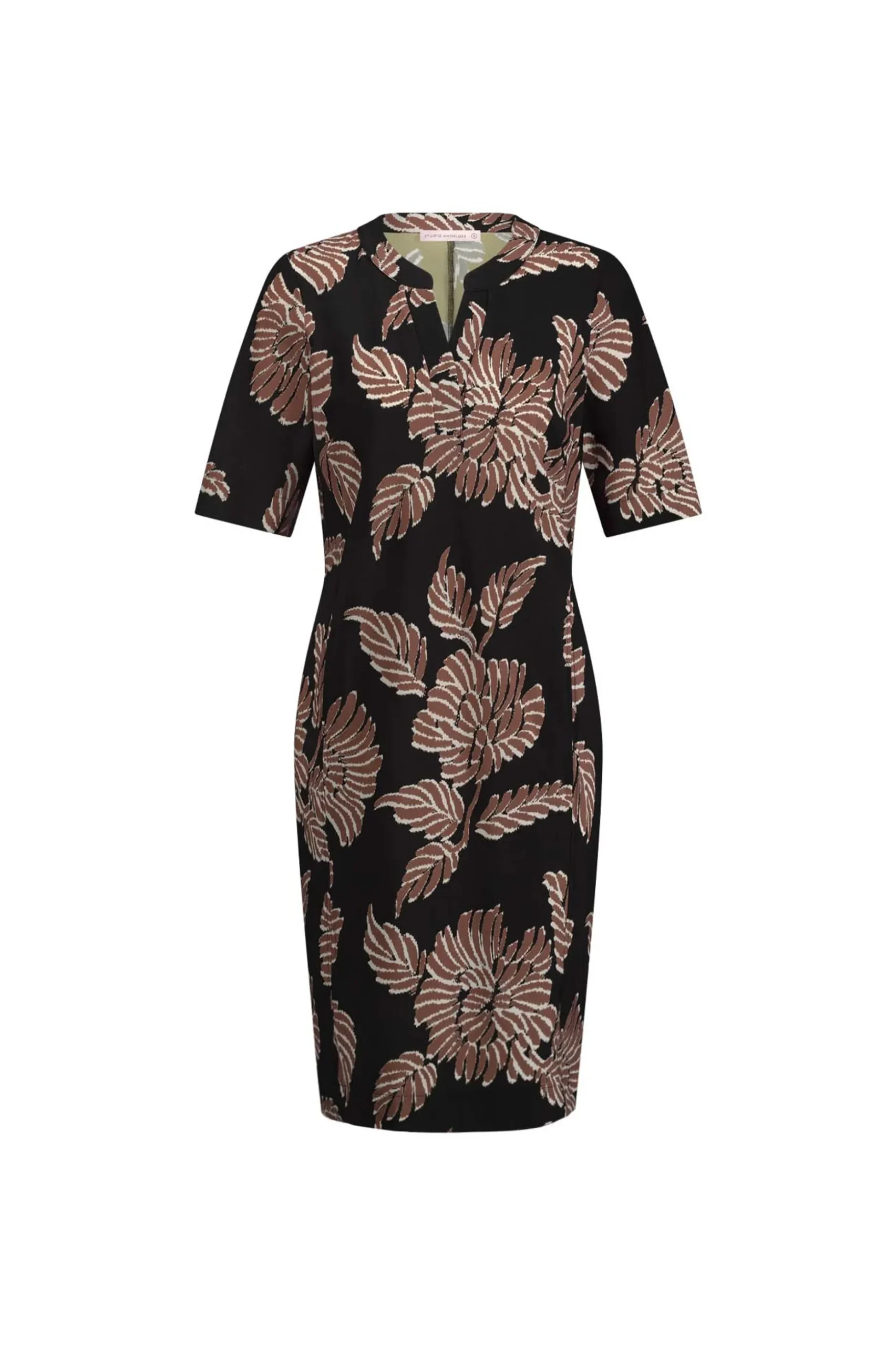 Simplicity flower dress - black/chocolate