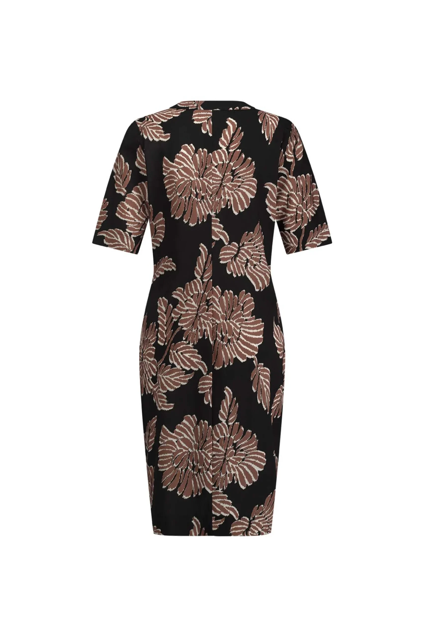 Simplicity flower dress - black/chocolate