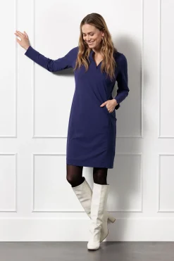 Simplicity long sleeve dress - deep purple