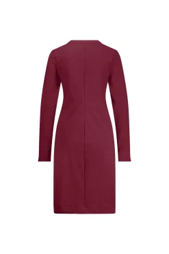 Simplicity long sleeve dress - merlot