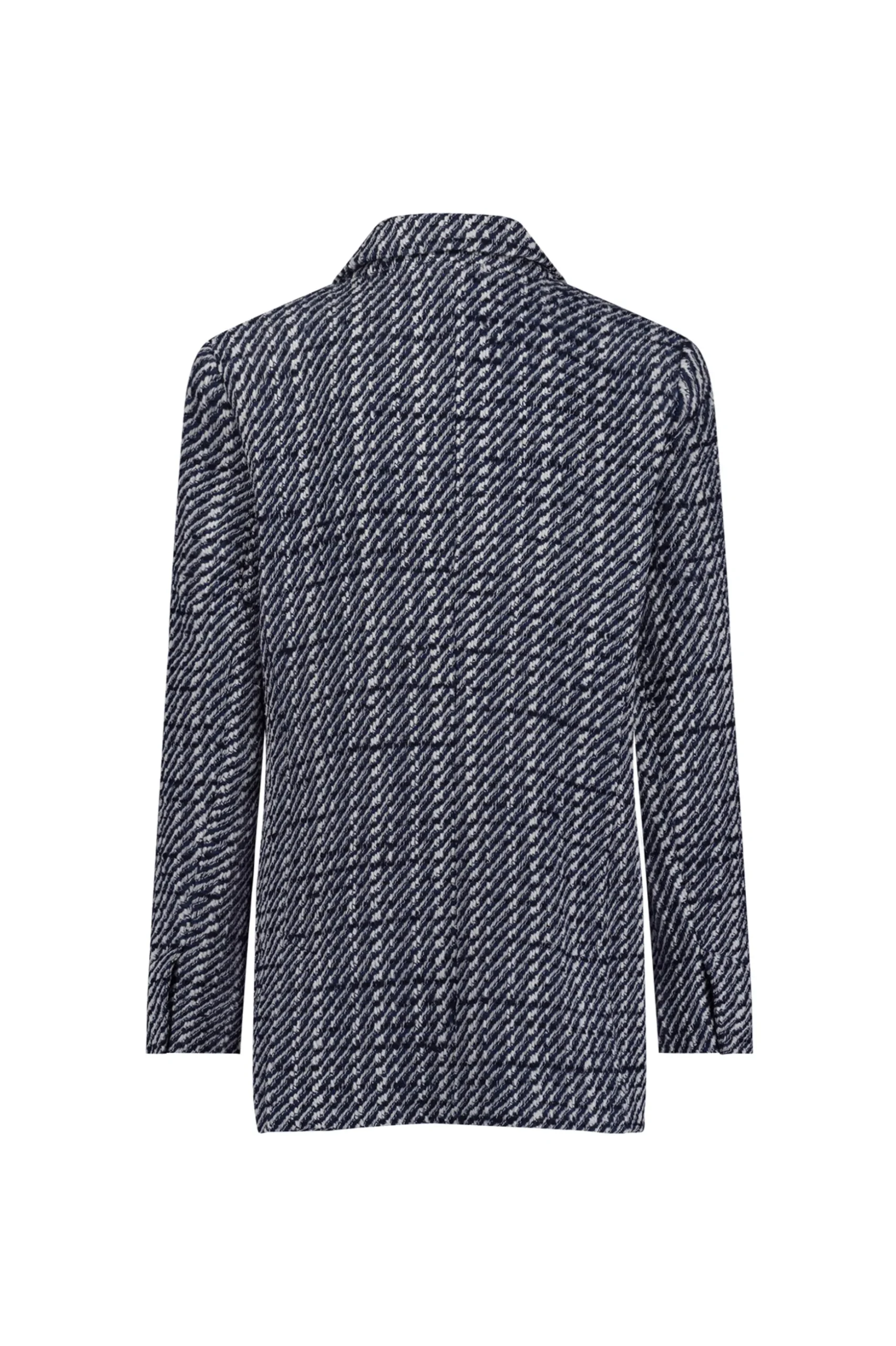 Sofie tweed blazer - dblue/kit