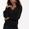 Sophie sparkle top - black