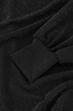 Sophie sparkle top - black