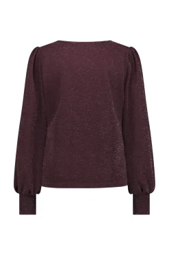 Sophie sparkle top - blackberry
