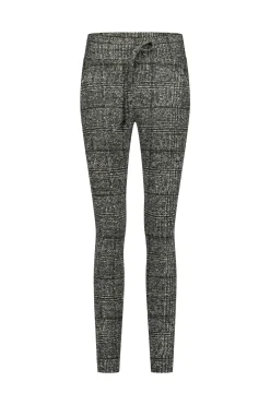 Stairdown check trousers - black/kit