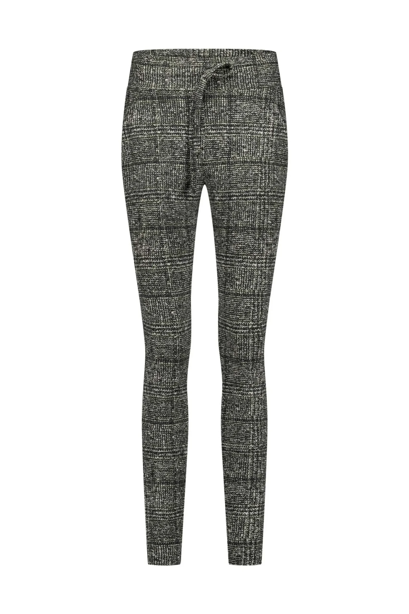 Stairdown check trousers - black/kit