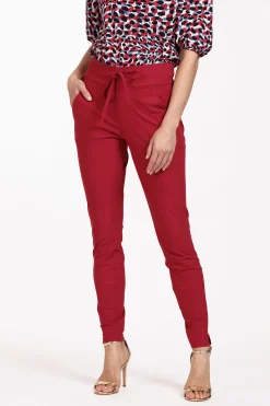 Stairdown trousers - dark red