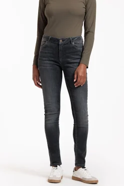 Suki denim trousers - black