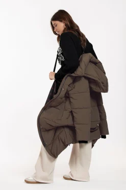 Tracey puffer coat - new army