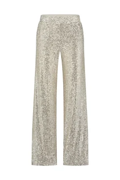 Tracey sequins trousers - gold