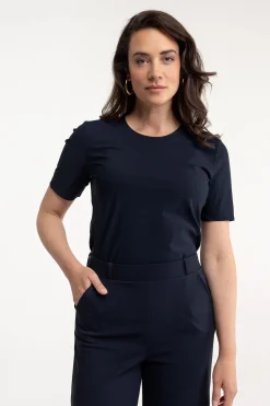 Travel Tee - dark blue